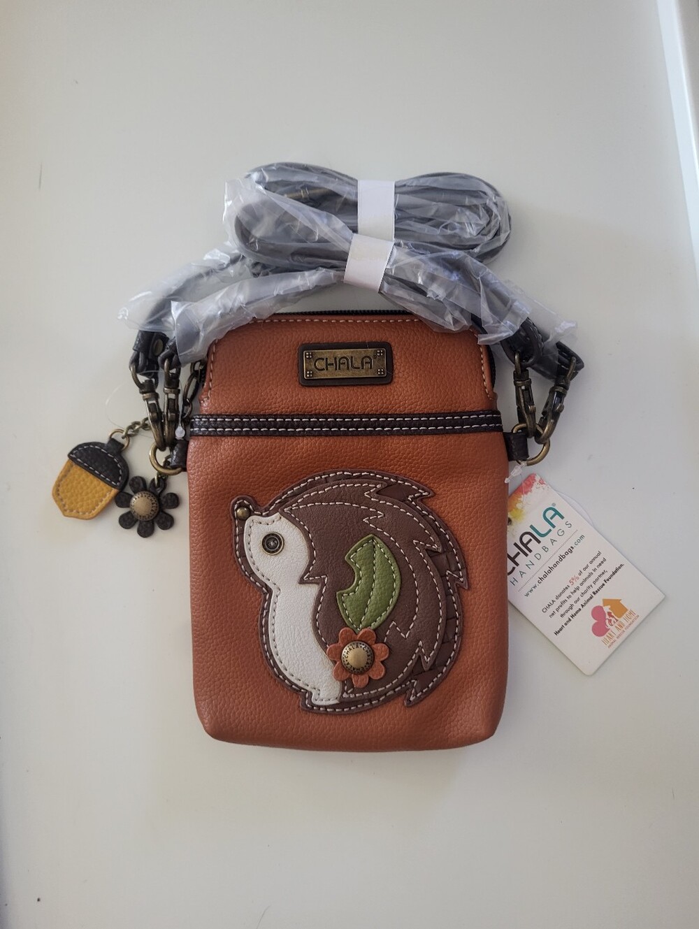 Chala Hedgehog Crossbody, New With Tags